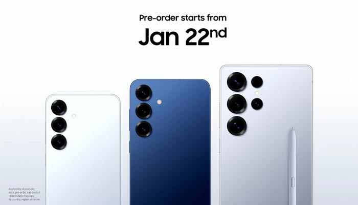An image of Galaxy S25, Galaxy S25 Plus, and Galaxy S25 Ultra announced at Samsung Galaxy Unpacked 2025 event at San Jose, California on January 22, 2025. — Samsung