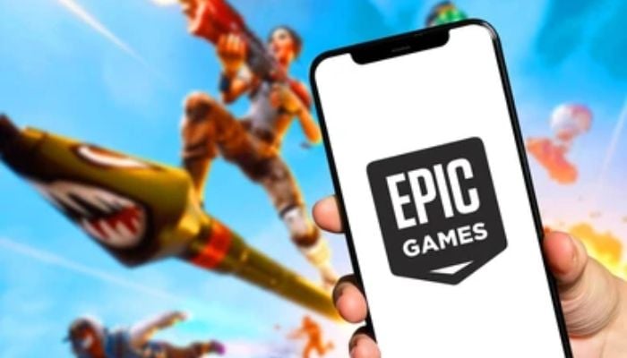 An undated image of Epic Games Store logo. — ShutterStock