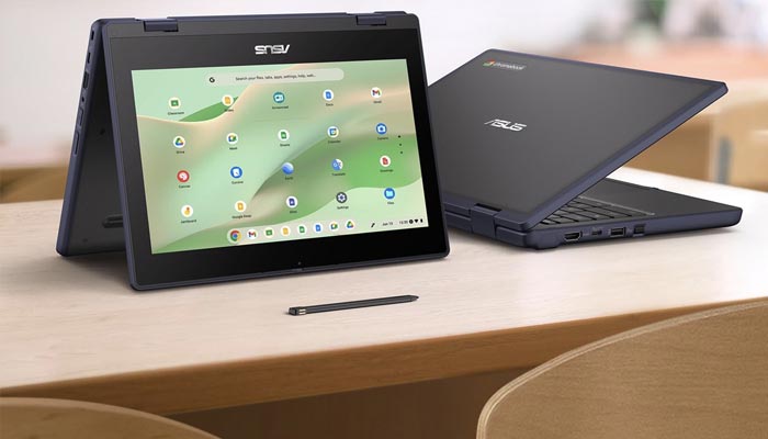 An undated image of Asus CR Chromebook lineup. — Asus