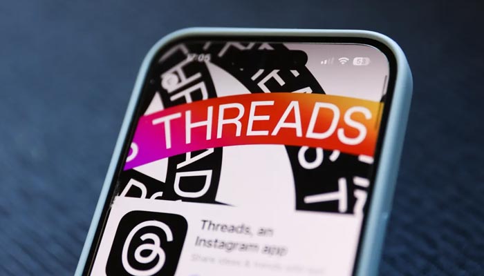 An undated image of Threads app. — Getty Images