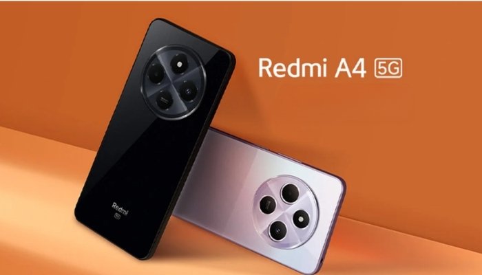 An undated image of Redmi A4 5G. — Xiaomi/ Canva
