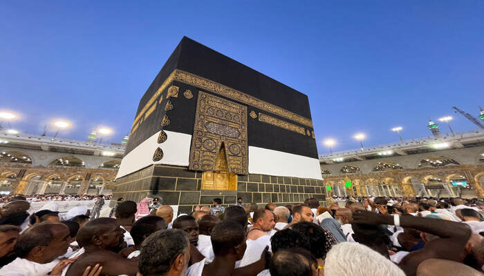 Muslim pilgrims circle the Kaaba and pray at the Grand mosque in the holy city of Mecca, Saudi Arabia July 1, 2022. — Reuters