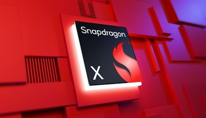 An undated image of Snapdragon X series chipset. — Qualcomm