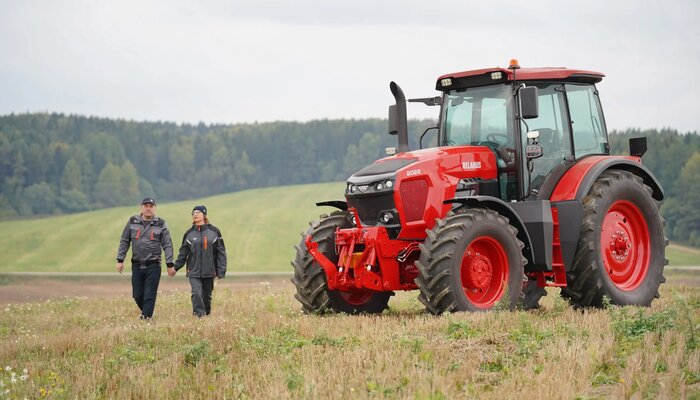An undated image of Belarusian tractor. — Belarus Tractor