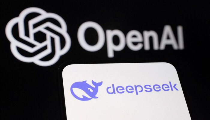 Deepseek and OpenAI logos are seen in this illustration taken January 27, 2025. — Reuters