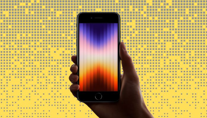 An undated image of iPhone SE. — iPhone/Canva