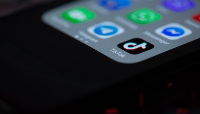 An undated image of phone screen showing TikTok app. — Unsplash