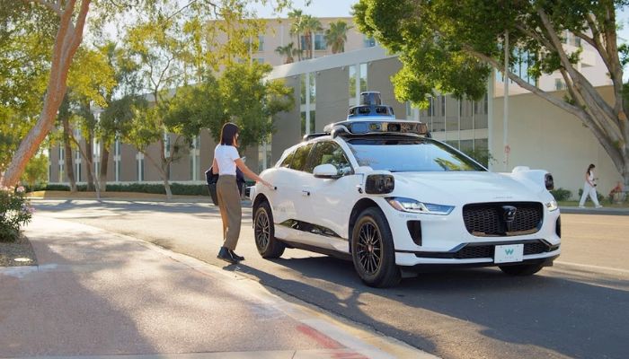 An undated image of driverless car. — Waymo