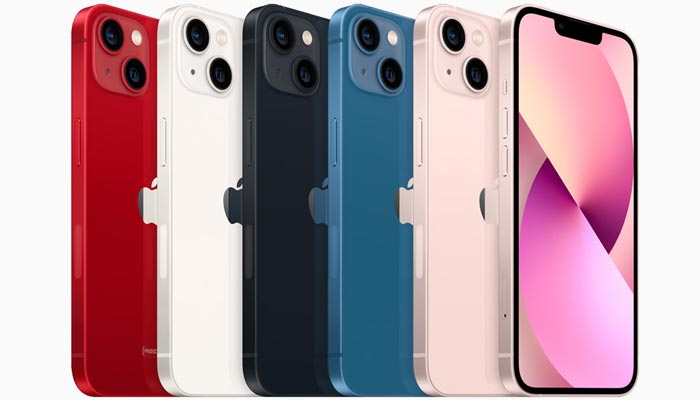 An undated image of iPhone 13. — Apple