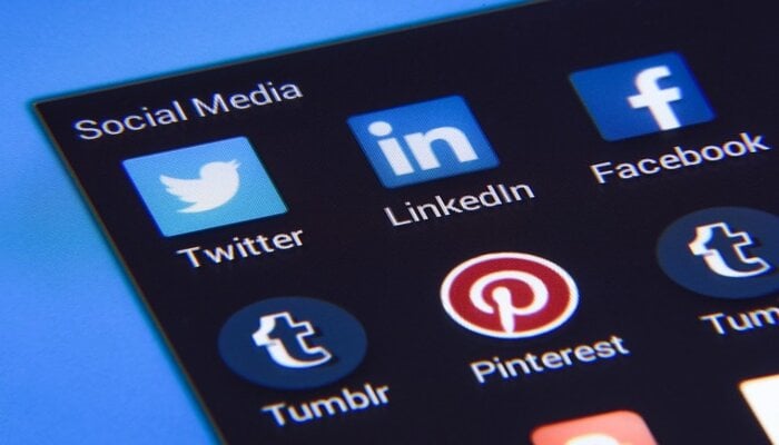 An undated image of social media apps on a smartphone screen. — Pixabay