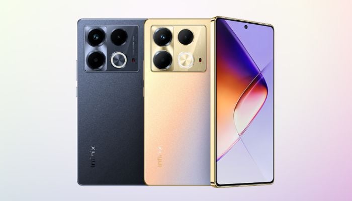 An undated image of Infinix Note 40 smartphone. — Infinix/Canva