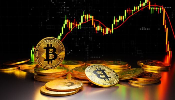 An undated image of bitcoins. — Canva