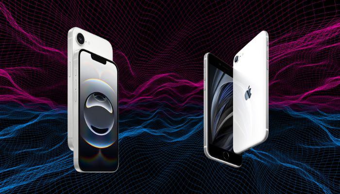 An undated image of iPhone 16e. —  Apple/Canva