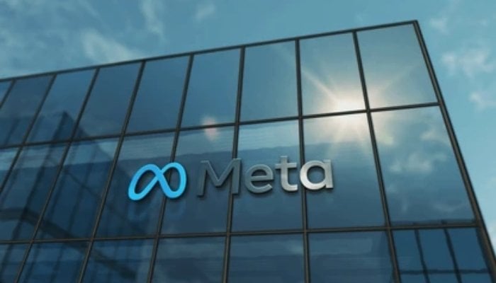 An undated image of Meta corporation headquarters glass building. — Shutterstock