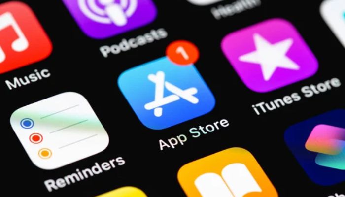 An undated image of App Store logo. — Depositphotos