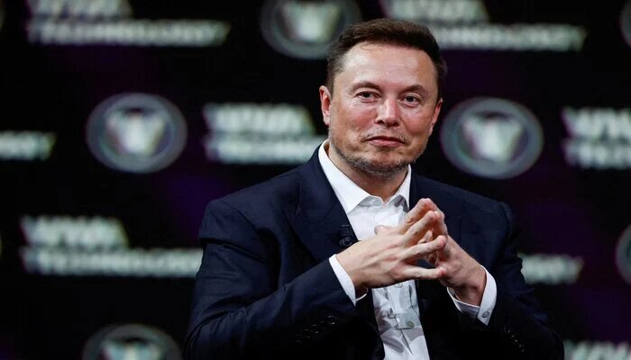 Elon Musk gestures as he attends Viva Technology conference at the Porte de Versailles exhibition centre in Paris, France, June 16, 2023. —Reuters