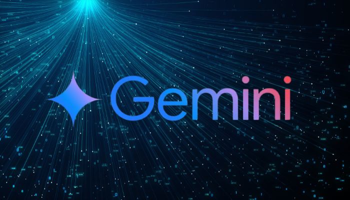 An undated image of Gemini logo. — Google/Canva