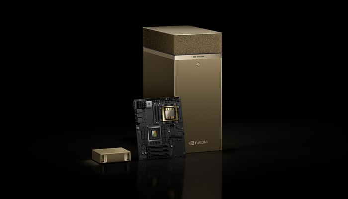 An undated image of NVIDIA DGX Spark and DGX Station. — NVIDIA