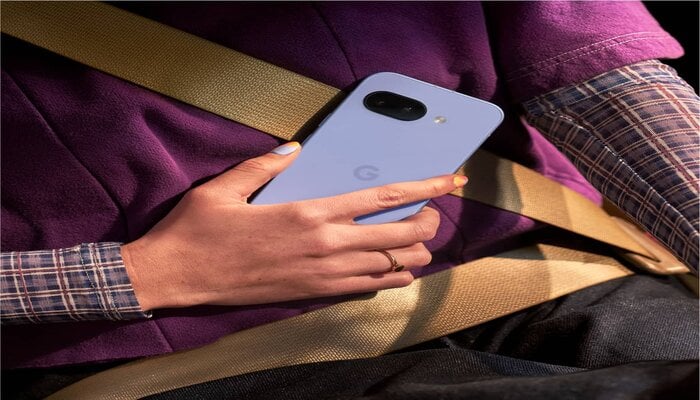 An undated image of Google Pixel 9a. — Google