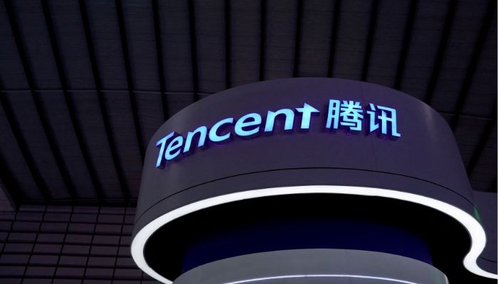 Tencent sign at World Internet Conference, Wuzhen, China, October 20, 2019. — Reuters