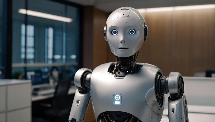 An undated image of a humanoid robot. — Pixabay