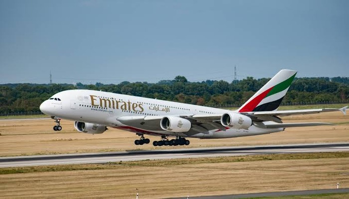 An undated image of Emirates flight. — Unsplash