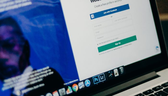An undated image of Facebook login page. — Canva