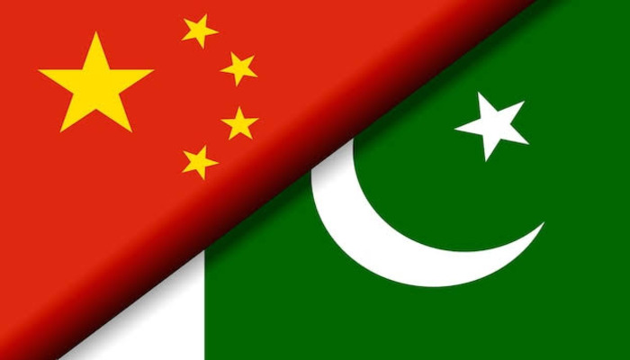 An undated image of China, Pakistan flag. — Freepik