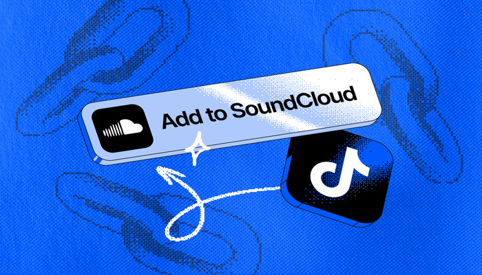 An undated image of SoundCloud and TikTok logo. — SoundCloud Newsroom