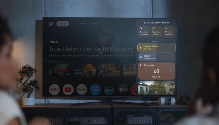 An undated image of Google TV. — Google Blog