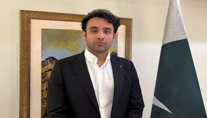 Bilal Bin Saqib poses during an interview with Reuters, in Islamabad, Pakistan April 9, 2025. — Reuters