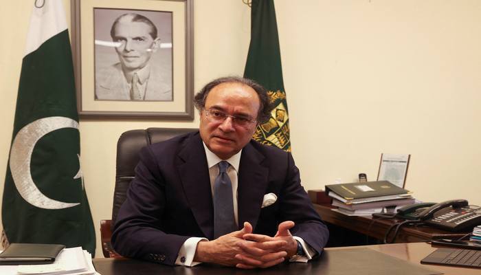 Pakistan Finance Minister Muhammad Aurangzeb speaks during an interview with Reuters at his office in Islamabad, Pakistan July 19, 2024. — Reuters