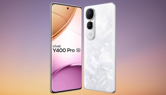 An undated image of Vivo Y400 Pro 5G. — Vivo