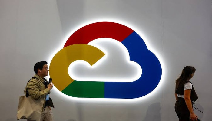 People walk past the Google Cloud logo at MWC 2025 in Barcelona, Spain, March 4. — Reuters