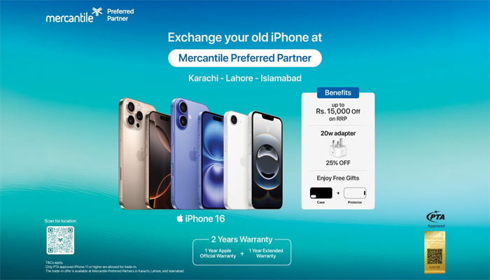 An undated image of Mercantile Preferred Partner programme. — Mercantile Pakistan