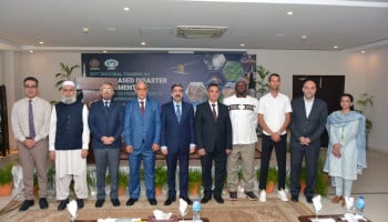 SUPARCO, ISNET launch training on 'Space-Based Disaster Management' SUPARCO, ISNET launch training on 'Space-Based Disaster Management'