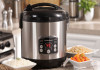 Hamilton Beach 8-Cup Digital Rice Cooker review: A programmable rice cooker with countdown timer and 2-in-1 steamer basket